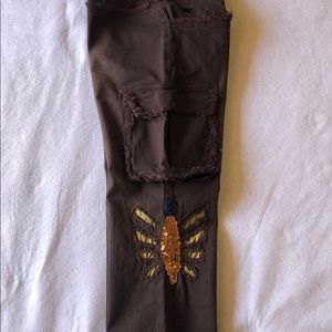 Saint Andre Women’s Denim Crop Jean Size M